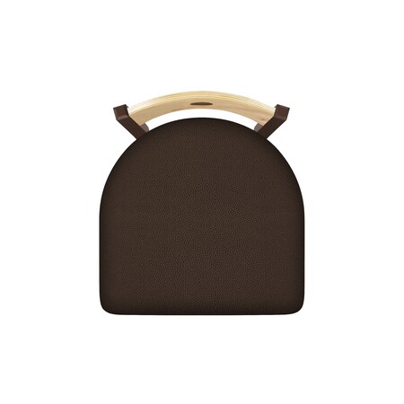 Holland Bar Stool Co 36" Swivel Counter Stool, Black Wrinkle, Nat Back, Rein Coffee Seat 83036BZNatMplB025